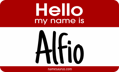 Hello my name is Alfio png download