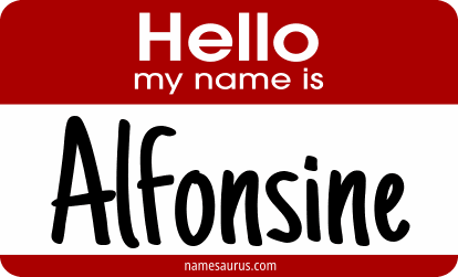Hello my name is Alfonsine png download