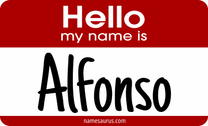 Hello my name is Alfonso png download