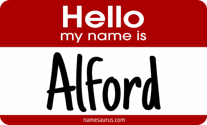 Hello my name is Alford png download