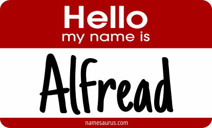 Hello my name is Alfread png download