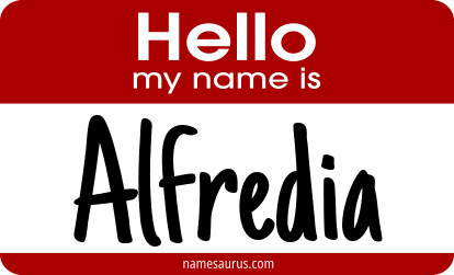 Hello my name is Alfredia png download