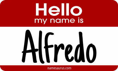 Hello my name is Alfredo png download