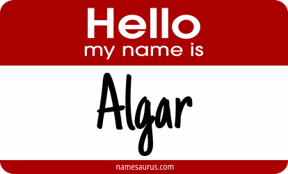 Hello my name is Algar png download