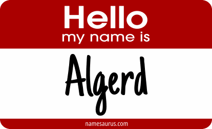 Hello my name is Algerd png download