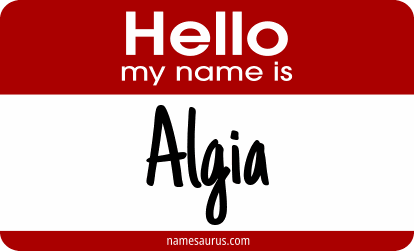 Hello my name is Algia png download