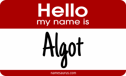 Hello my name is Algot png download