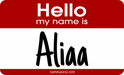 Hello my name is Aliaa png download