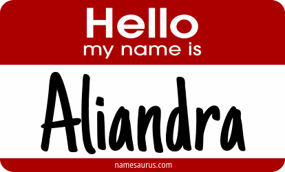 Hello my name is Aliandra png download