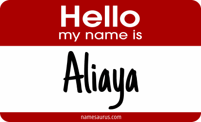 Hello my name is Aliaya png download