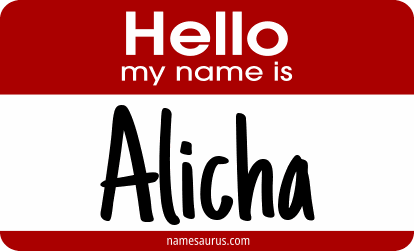 Hello my name is Alicha png download