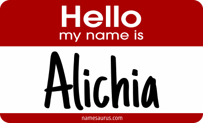 Hello my name is Alichia png download