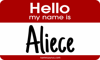 Hello my name is Aliece png download