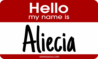 Hello my name is Aliecia png download