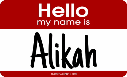 Hello my name is Alikah png download
