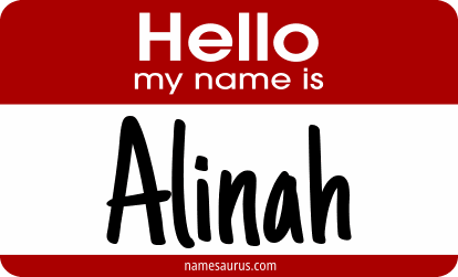 Hello my name is Alinah png download