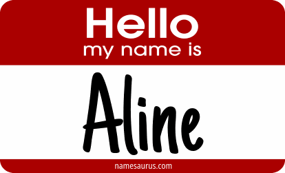 Hello my name is Aline png download
