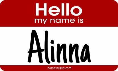 Hello my name is Alinna png download