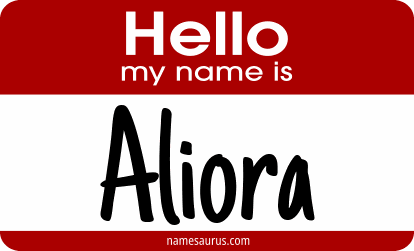 Hello my name is Aliora png download