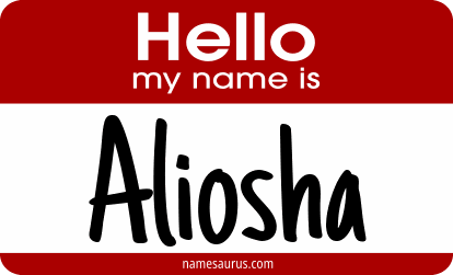 Hello my name is Aliosha png download