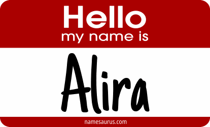 Hello my name is Alira png download