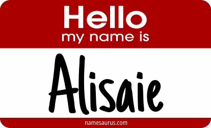 Hello my name is Alisaie png download