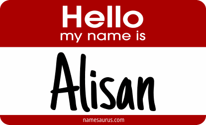 Hello my name is Alisan png download