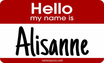 Hello my name is Alisanne png download