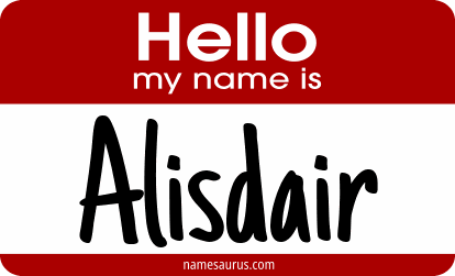 Hello my name is Alisdair png download