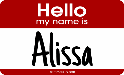 Hello my name is Alissa png download