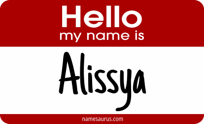 Hello my name is Alissya png download
