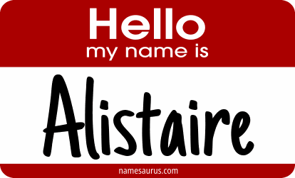 Hello my name is Alistaire png download