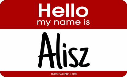 Hello my name is Alisz png download