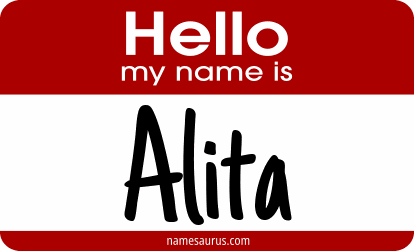 Hello my name is Alita png download