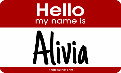 Hello my name is Alivia png download