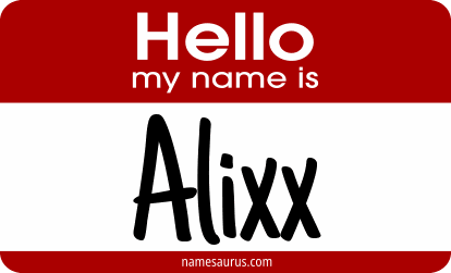 Hello my name is Alixx png download
