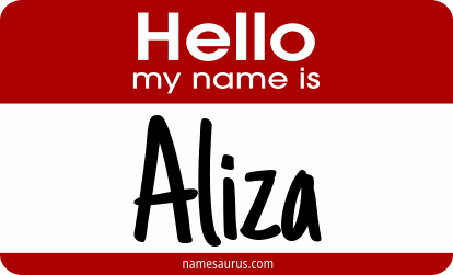 Hello my name is Aliza png download