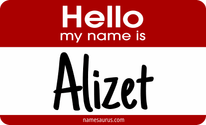 Hello my name is Alizet png download