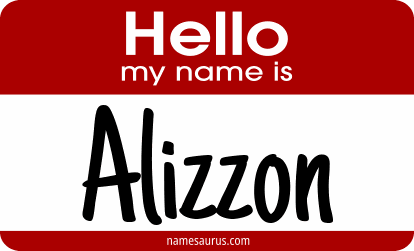 Hello my name is Alizzon png download
