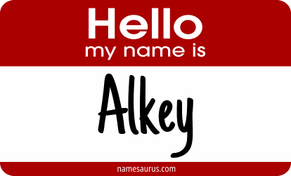 Hello my name is Alkey png download