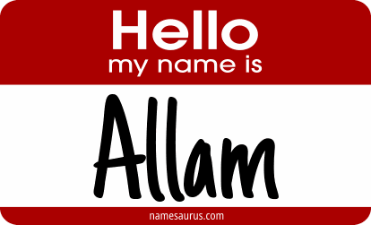 Hello my name is Allam png download
