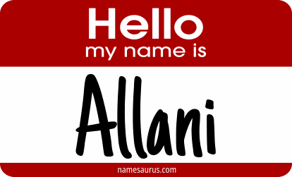 Hello my name is Allani png download