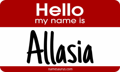Hello my name is Allasia png download
