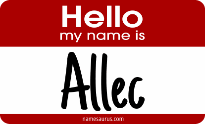 Hello my name is Allec png download