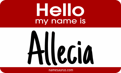 Hello my name is Allecia png download
