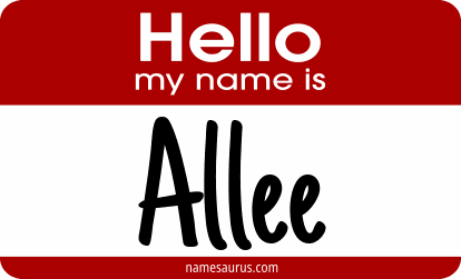 Hello my name is Allee png download
