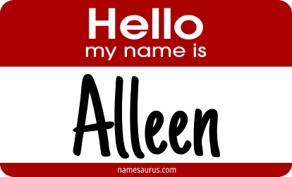 Hello my name is Alleen png download
