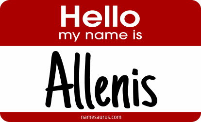 Hello my name is Allenis png download