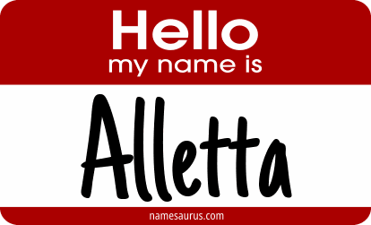 Hello my name is Alletta png download