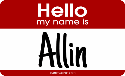 Hello my name is Allin png download